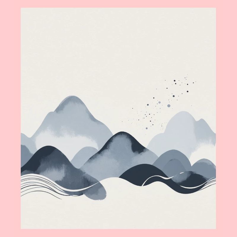 Abstrakte Berge