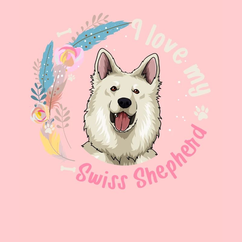 Geschenkidee Weißer Schweizer Schäferhund