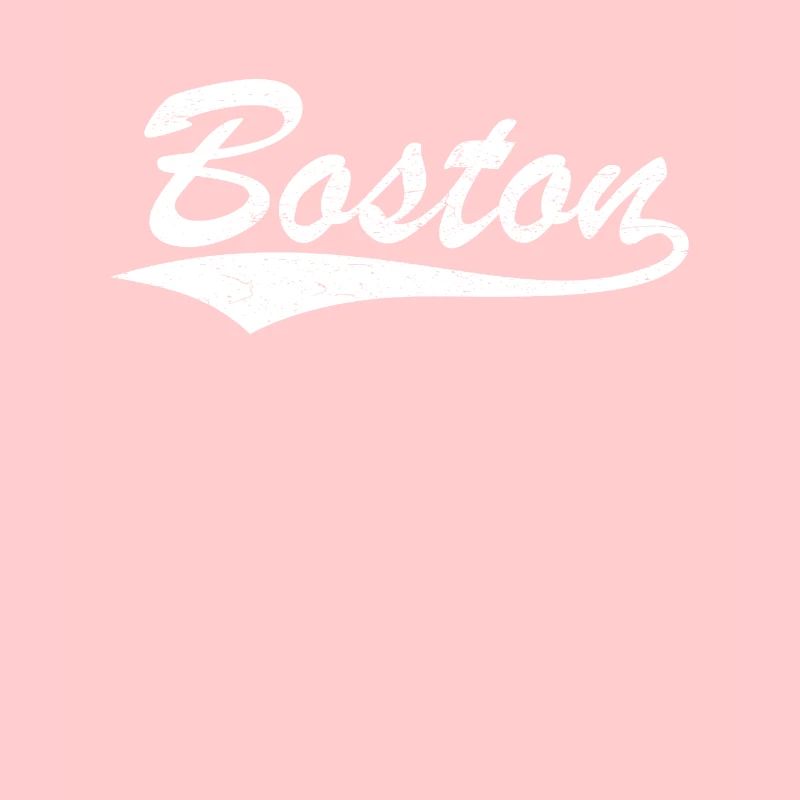 Boston Script Vintage Logo