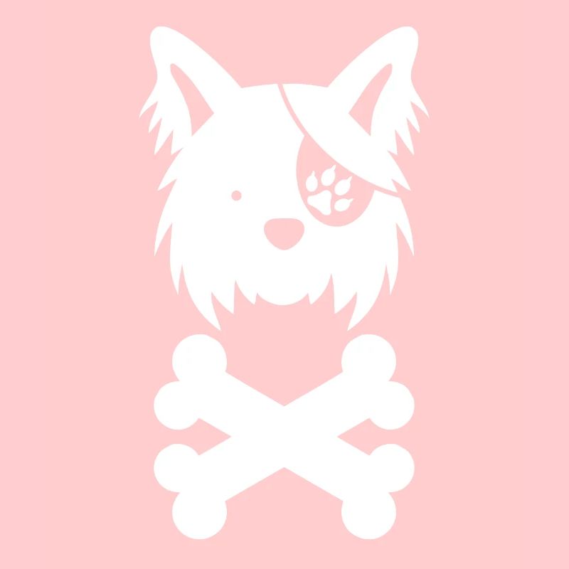 Design de pirate de chien de mer