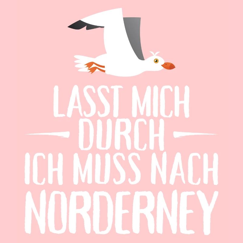 Lasst mich durch ich muss nach Norderney Möwe