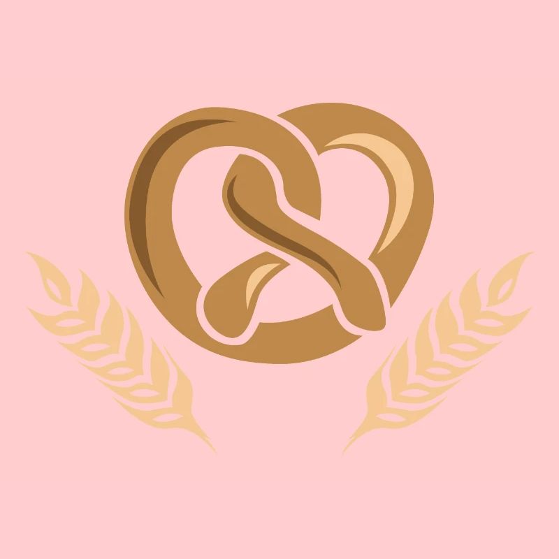 Logo de l’icône de l’icône de blé de céréales Baker Bakery