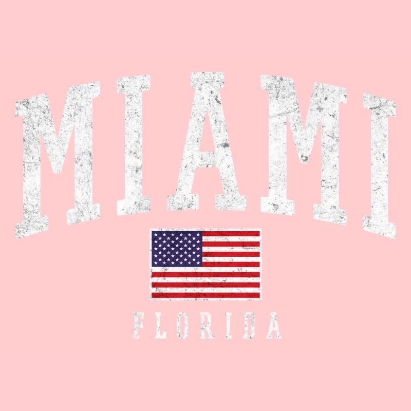 Drapeau vintage de Miami, Floride