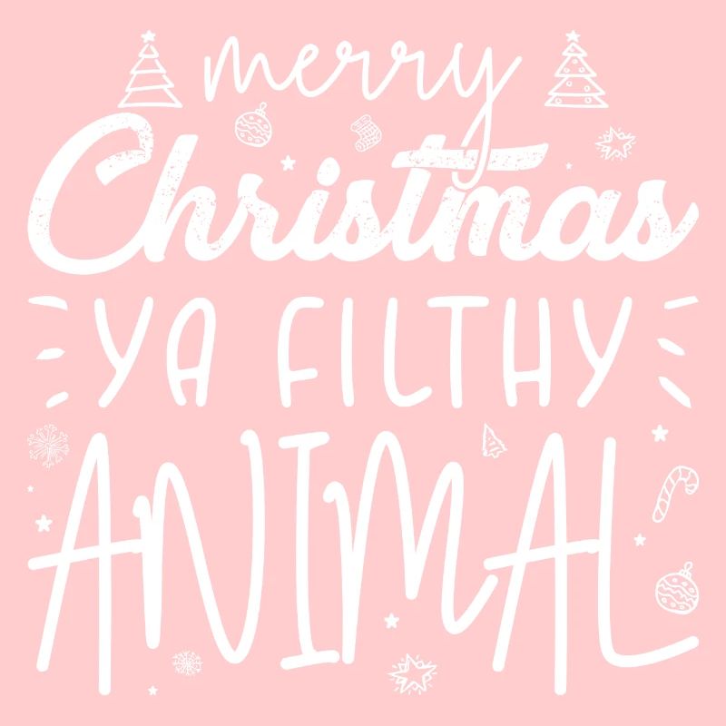Impression de phrase de Noël effrontée