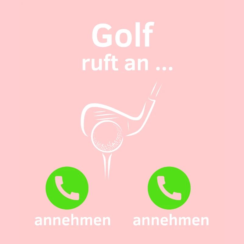 Golf ruft an - annehmen oder annehmen?