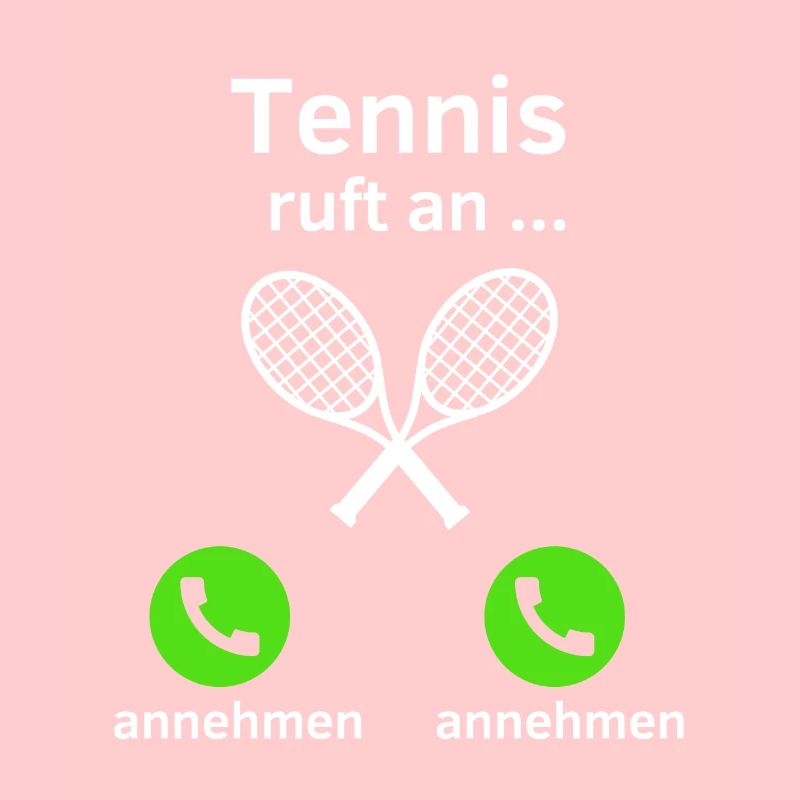 Tennis ruft an - annehmen oder annehmen?