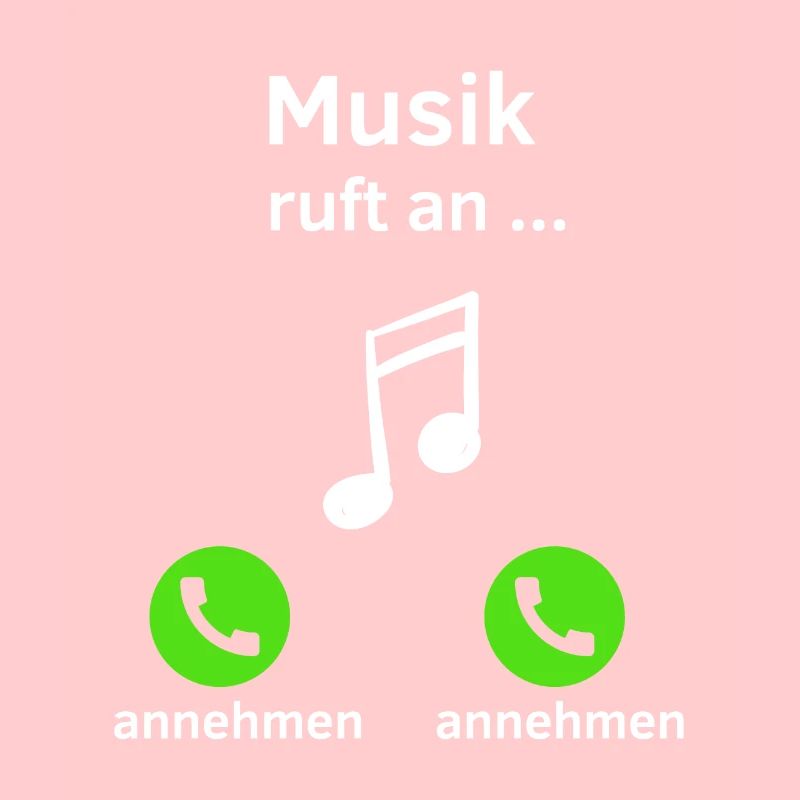Musik ruft an - annehmen oder annehmen?
