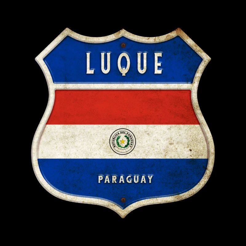 Design du drapeau de Luque Paraguay