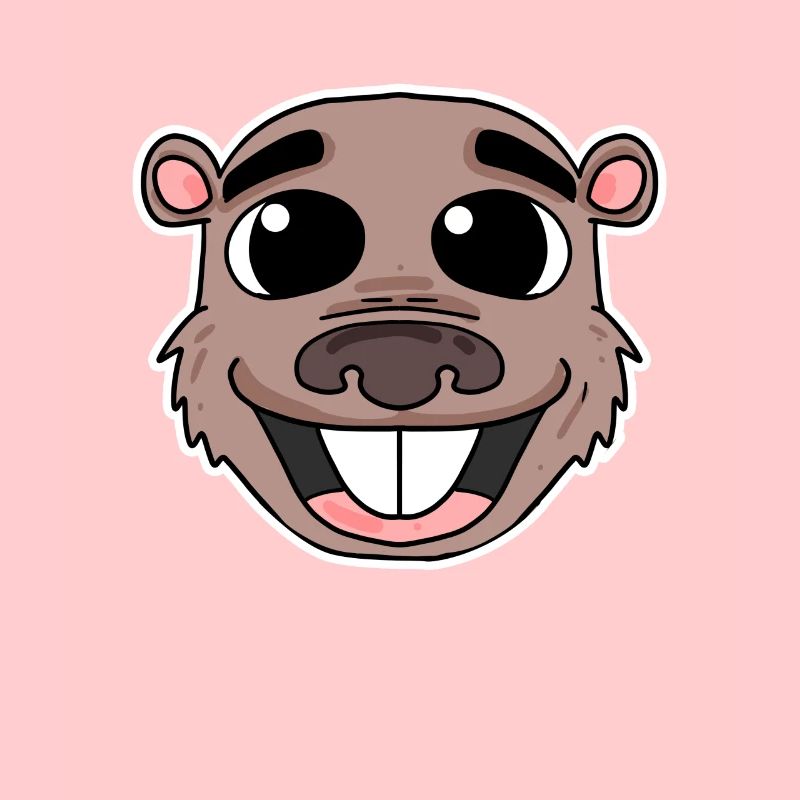 Tête de castor