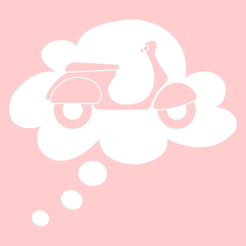 Scooter Holiday Ready Thought Bubble Italy Speech Bubble