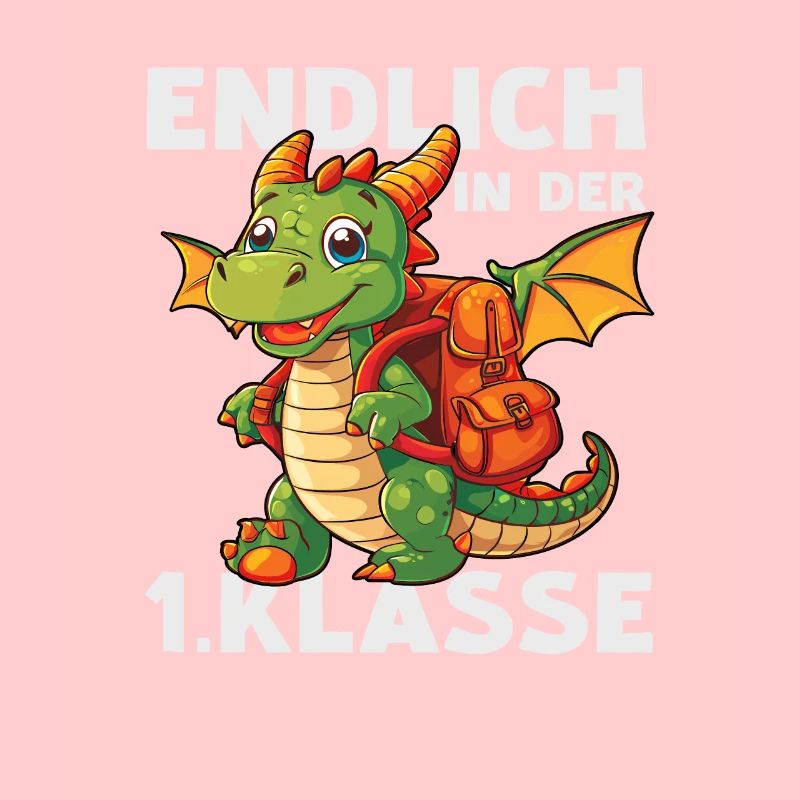 Drache 1 Klasse Einschulung Schule Drachen Spruch