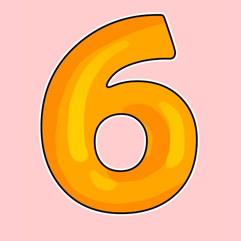 Six Number 6 Number