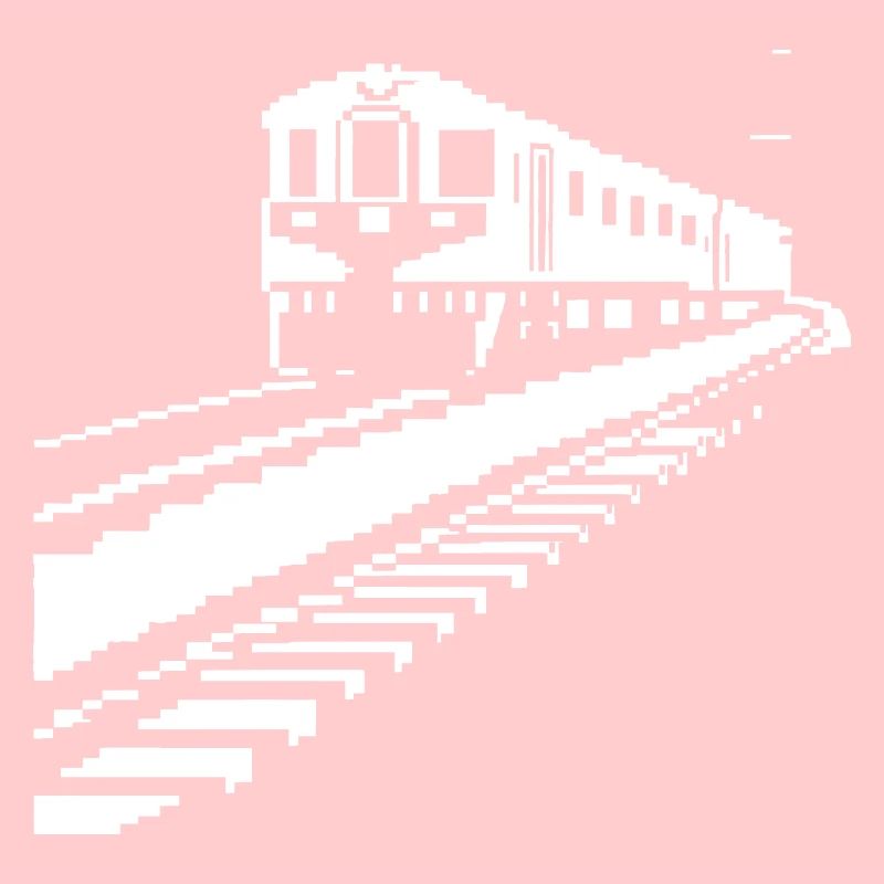 Eisenbahn Pixelkunst