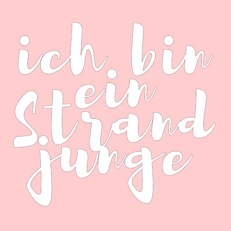 ich bin Strandjunge ich liebe den Strand