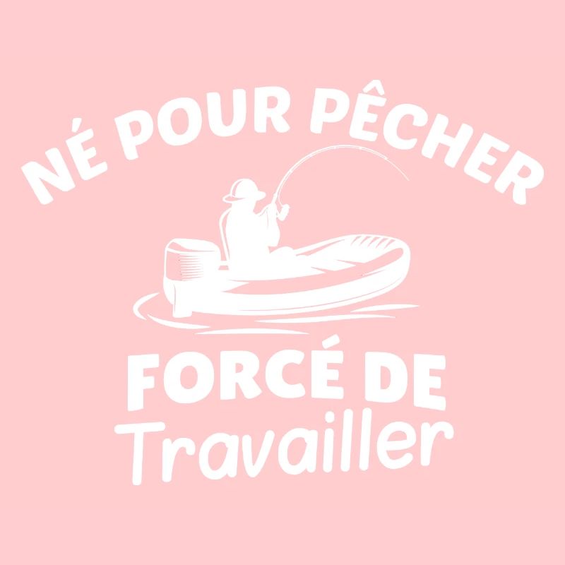 Humorous Forced Work Fisherman Tee