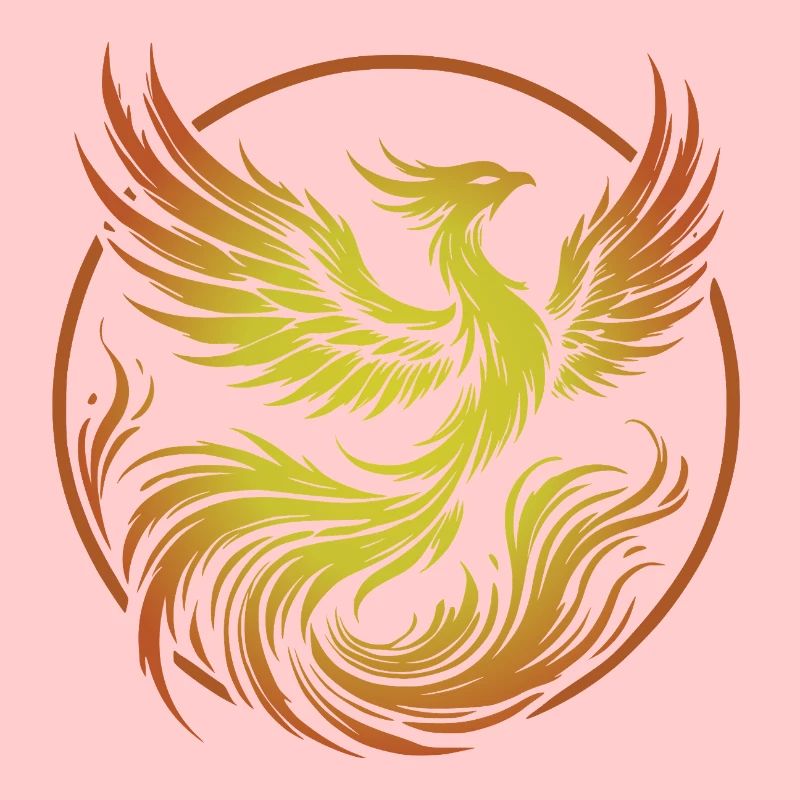 phoenix de feu cercle