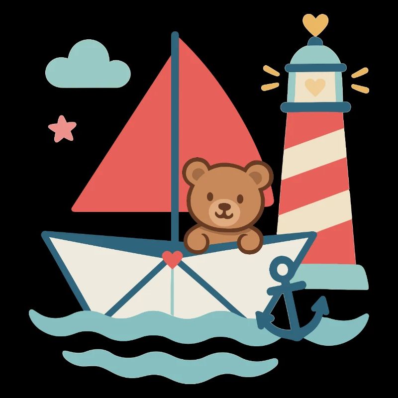 Ahoi Teddy – Maritimes Kinderdesign