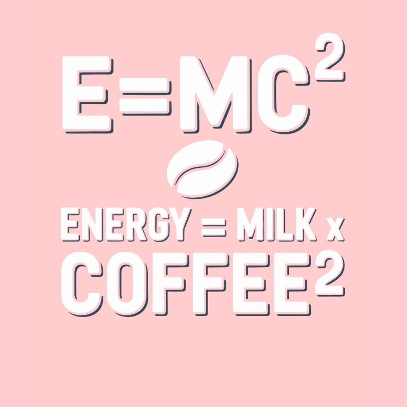 E=MC2 Physics Saying Caffeine Nerd Energy Coffee
