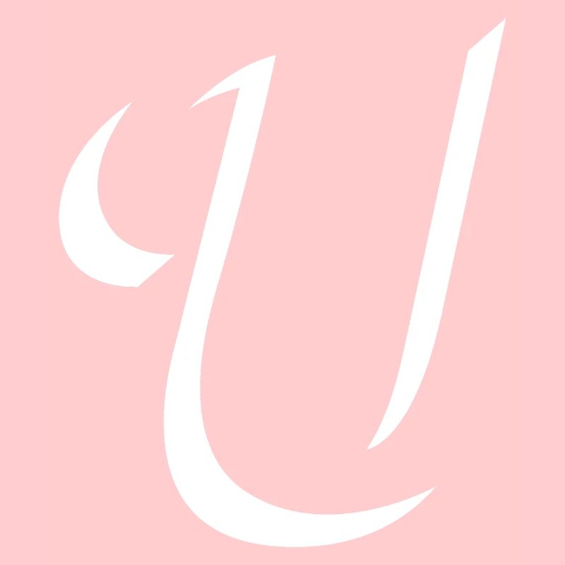 Elegant Letter U pattern with dynamic shape