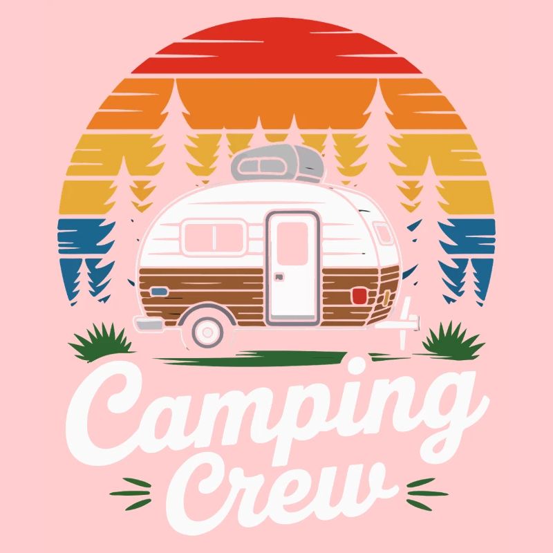 Caravane d’équipage de camping rétro