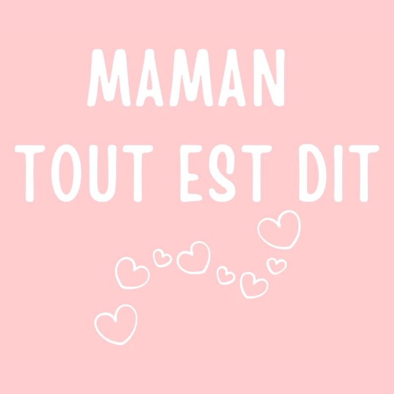 Heart and message Mom Everything is said