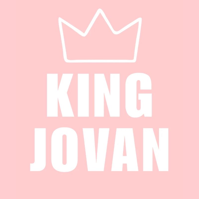 Jovan Name mit Buchstabe J - King Crown Hemd
