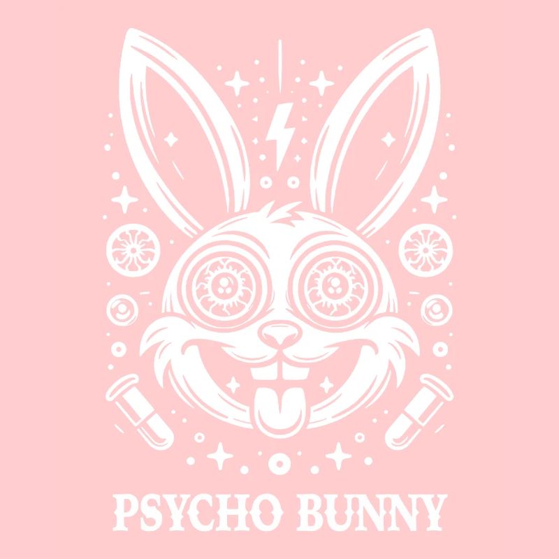 Psycho Bunny Neon Psychedelia