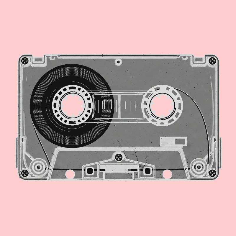 Cassette Retro Print