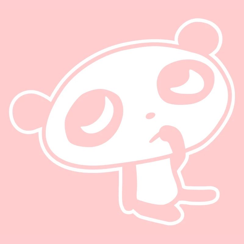 Cute Panda – Kawaii Bear & Bamboo Design