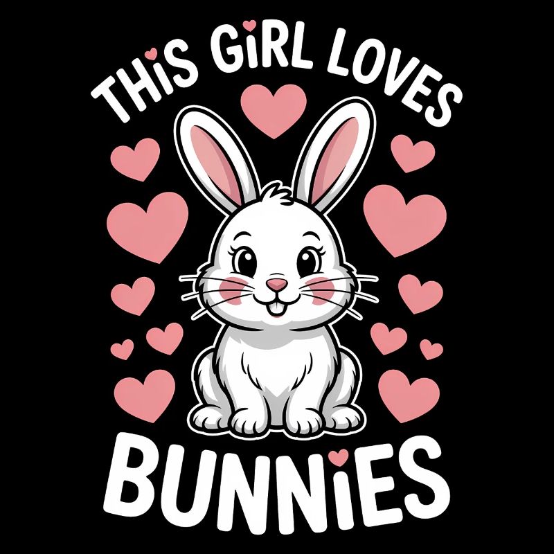 Hasen Spruch Mädchen Kaninchen Fun Hasen Geschenk