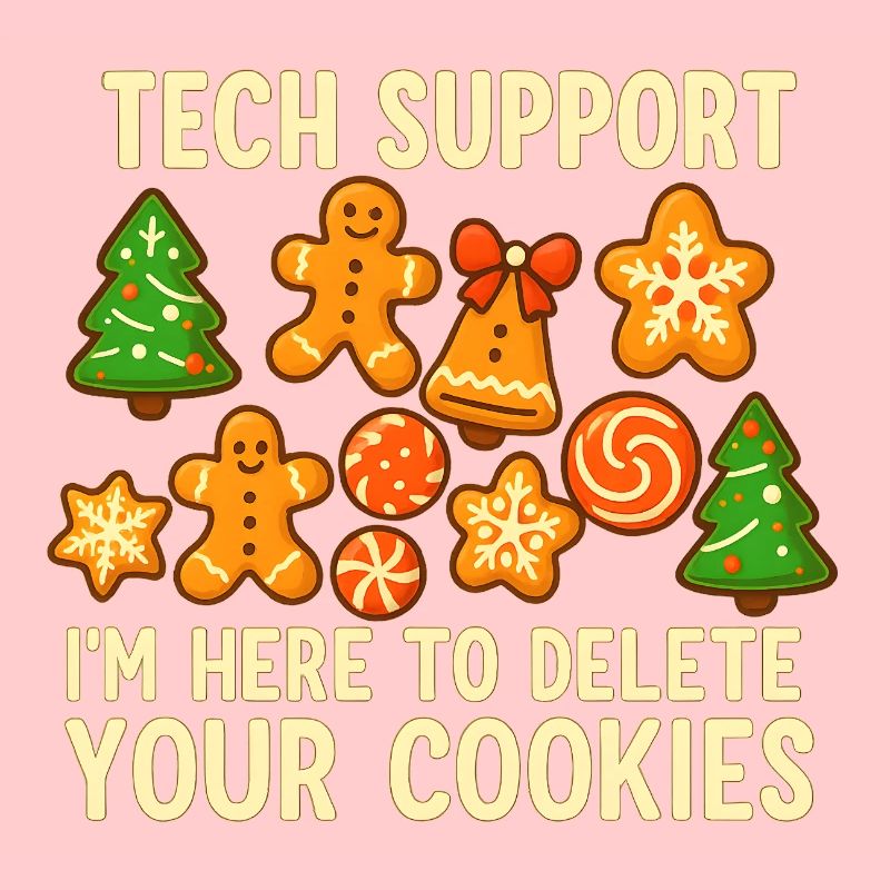 Support technique Cookie Noël Mème