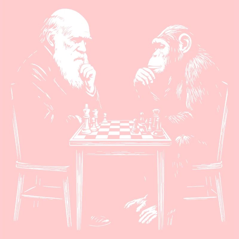 Darwin joue aux échecs avec un singe - Jeu d’évolution