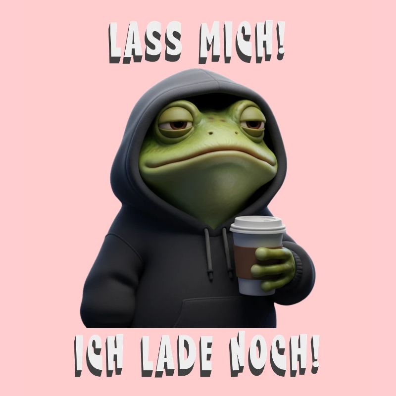Let me go! I'm still loading! – Tired Frog Humor