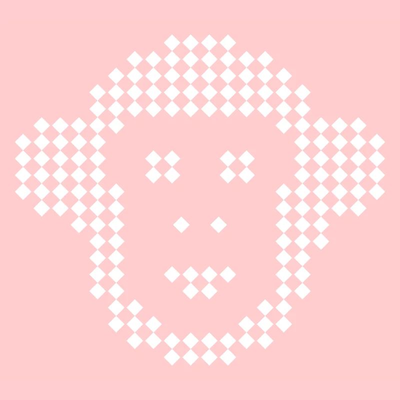 Pixel Monkey Emblème du Losange