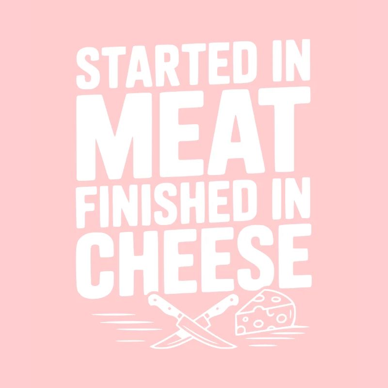 Commencé dans la viande finie dans le fromage