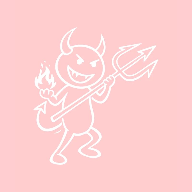 Devilish Flames - Devil with Flames