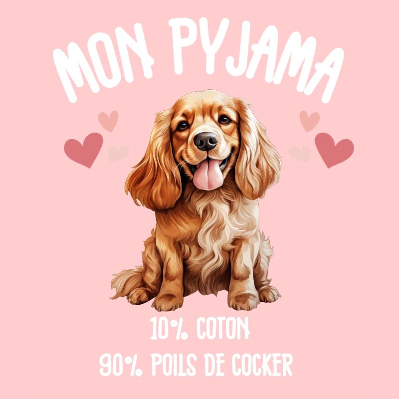 Pyjama Chien Cocker Drôle