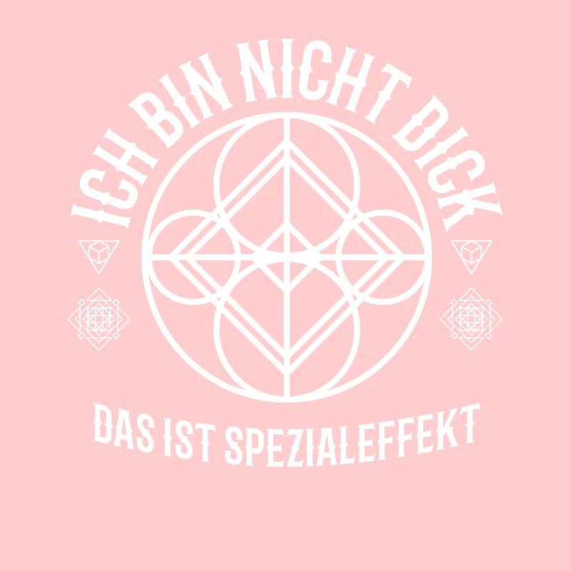 Ich bin nicht dick Das ist Spezialeffekt