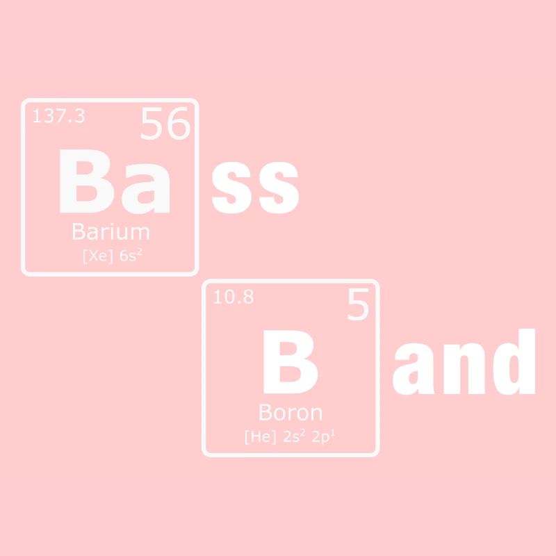 Bass Band Periodensystem PSE Elemente Nerd