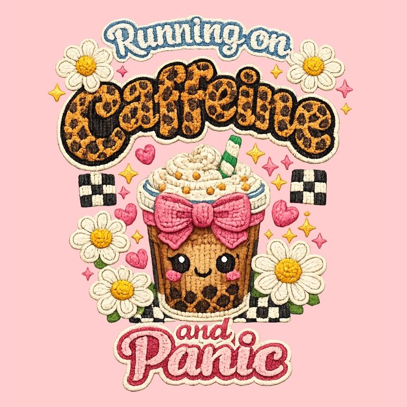 Coffee Chaos Patch Leopard Latte