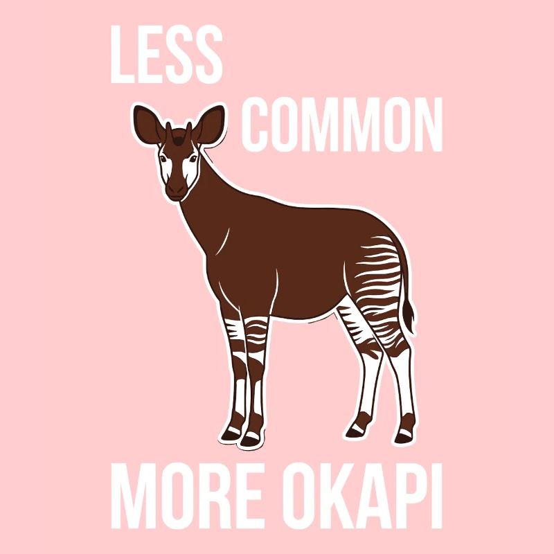 Okapi-liebhaber Okapi-tier Seltene Tierweltliebe