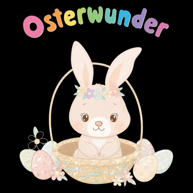 Osterwunder Häschen im Korb
