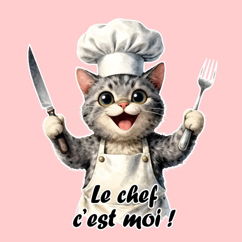 Chat chef de cuisine : je suis le chef