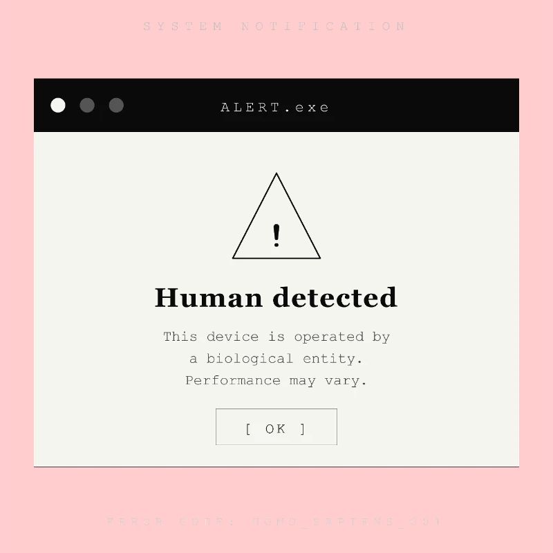 HUMAN DETECTED