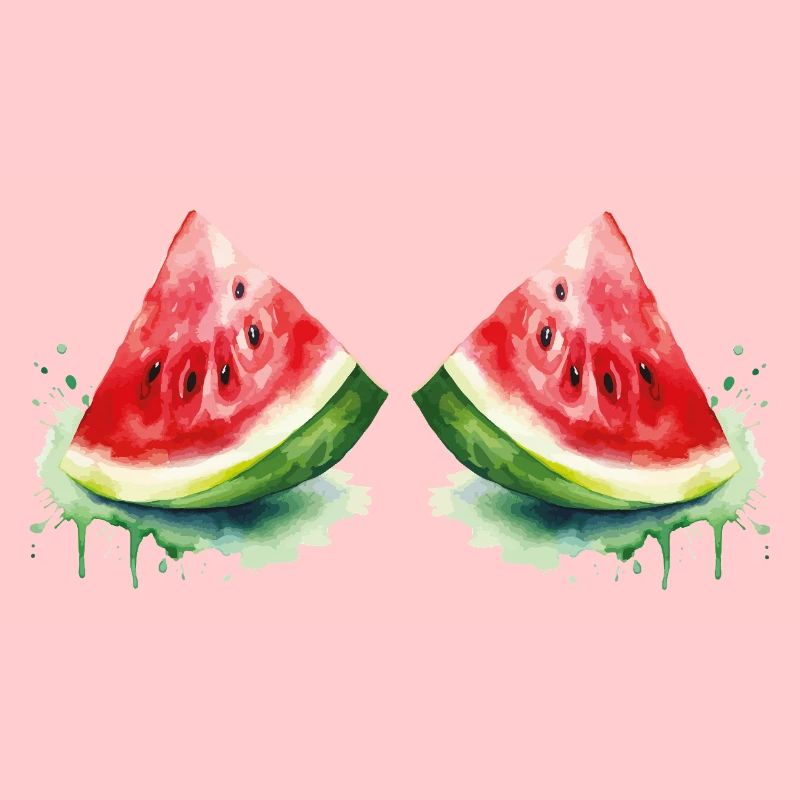 Aquarelle Pastèque