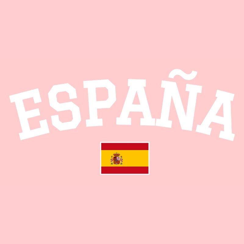 Spanien Flagge Design Weiss