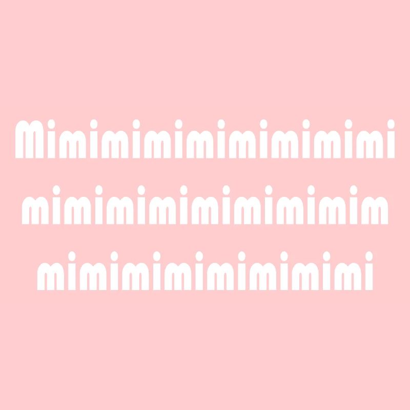 Mimi Typografie Muster Pattern