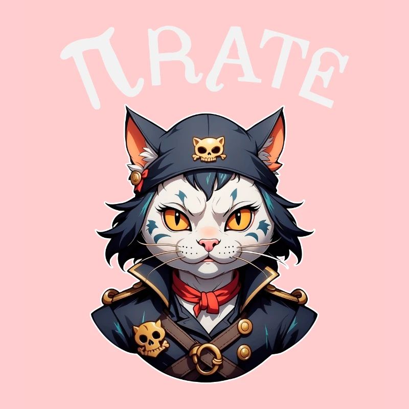 Chat pirate de Pi Day