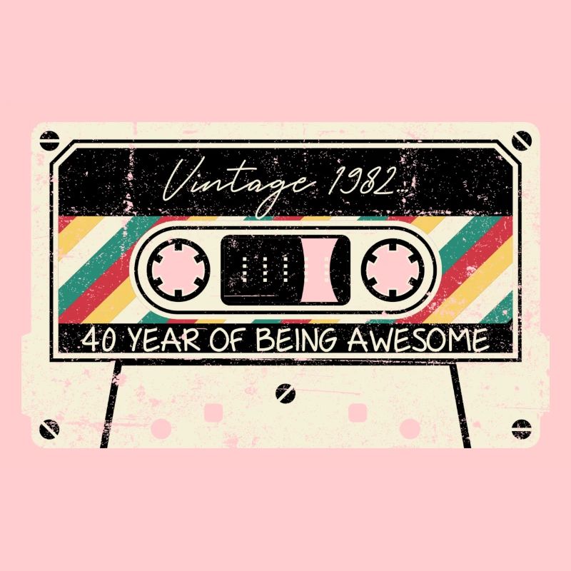 Vintage 1982 Cassette 40th