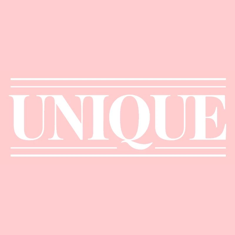 Unique Einzigartig Unikat Selbstwert Einzig Artig